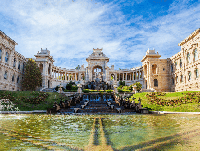 My tour live - visit Palais Longchamp, Marseille, France
