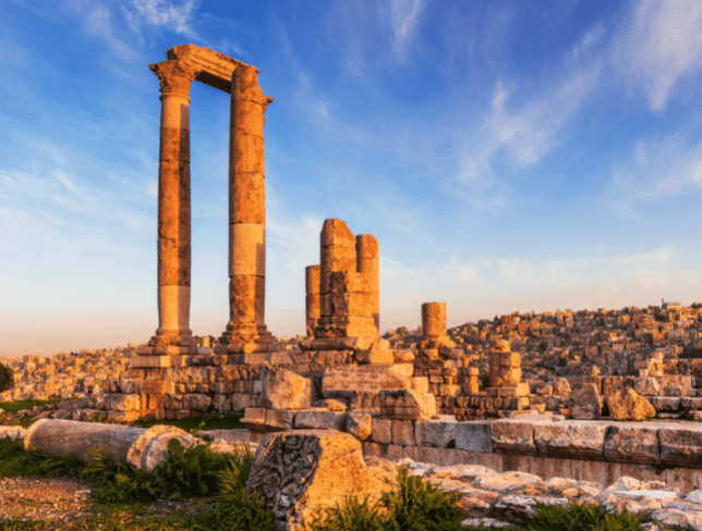 My tour live - visit La Citadelle d'Amman, Jordanie